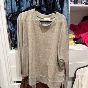 TALULAH Beige Crew Neck Sweater
